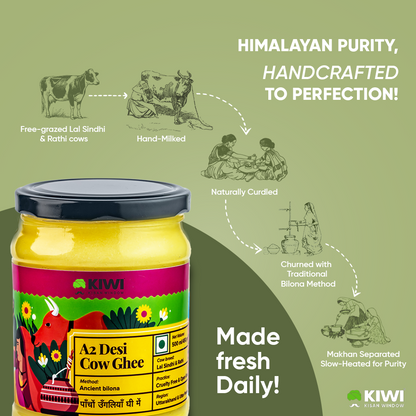 Winter Essentials ( 2 Jim Corbett Honey + 1 Desi Cow Ghee)