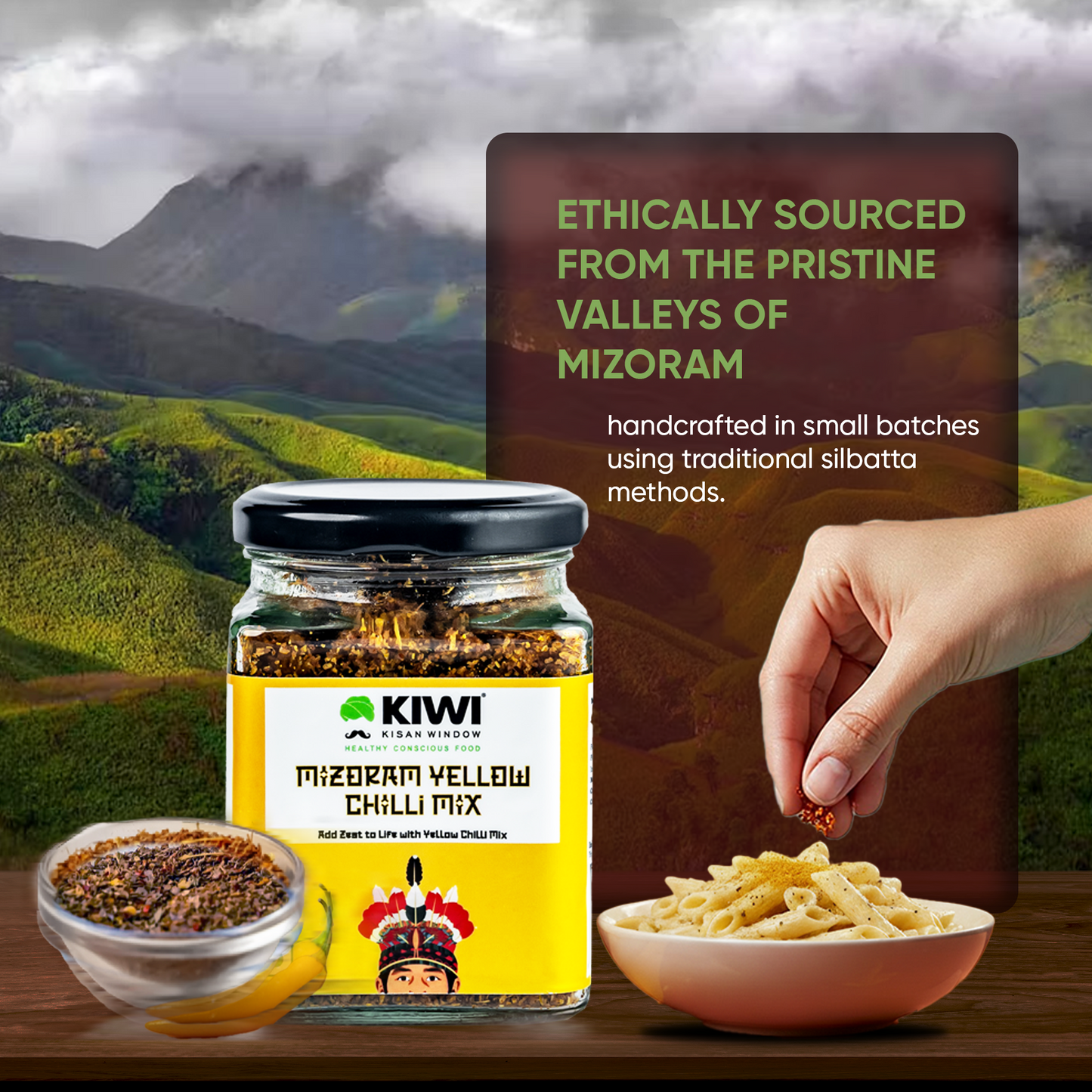 Flavour Booster Combo ( 2 Jim Corbett Honey + 2 Mizoram Yellow Chilli Mix )