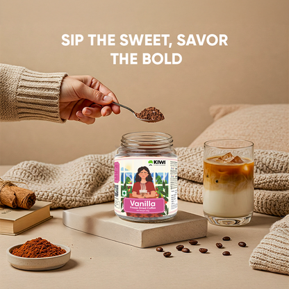 Instant Coffee Pack (1 Strong Coffee + 2 Vanilla Freeze Dried Coffee)