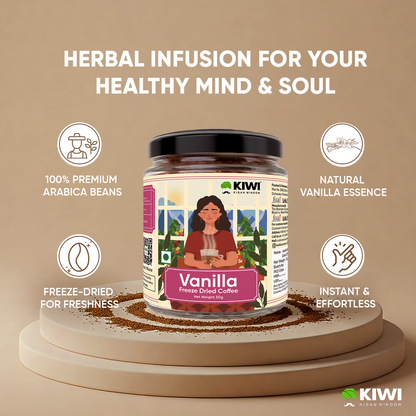 Instant Coffee Pack (1 Strong Coffee + 2 Vanilla Freeze Dried Coffee)