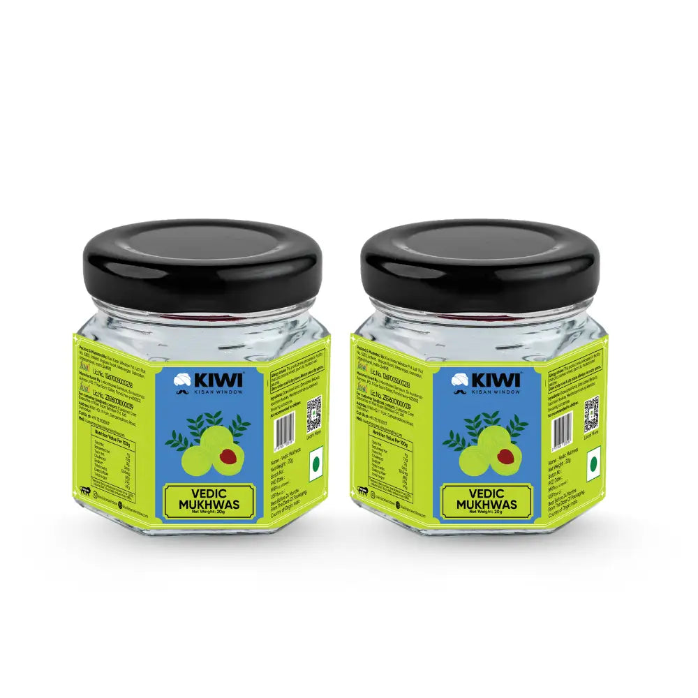 Vedic Mukhwas: A colorful mix of seeds, spices, and sweeteners in a decorative bowl.