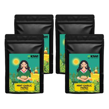 Mint Garlic Papad
