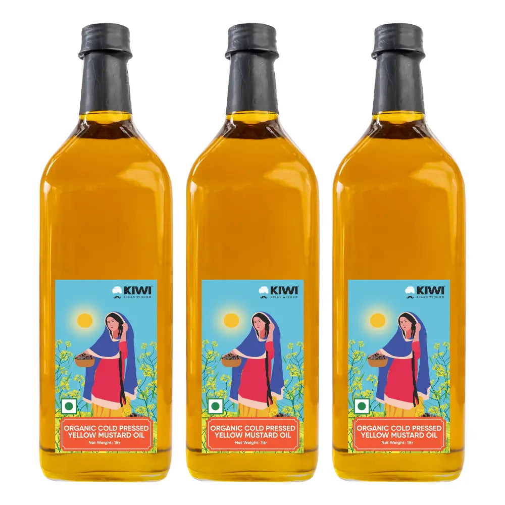 Organic Yellow Mustard Oil (Cold Pressed)