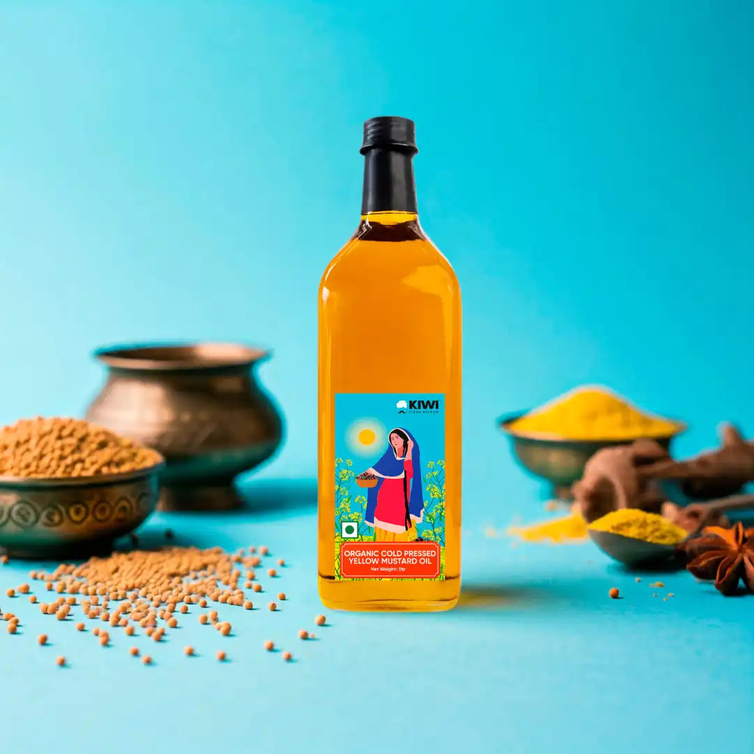 Organic Yellow Mustard Oil (Cold Pressed)