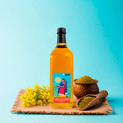 Organic Yellow Mustard Oil (Cold Pressed)